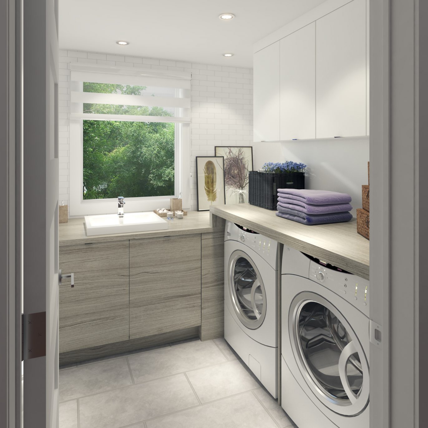 Salles de lavage sur mesure classique Ateliers Jacob